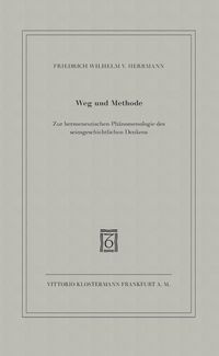Produktbild: Weg und Methode