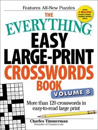Produktbild: The Everything Easy Large-Print Crosswords Book, Volume 8