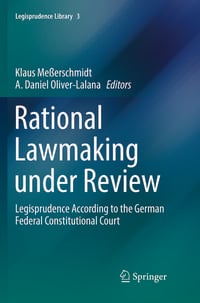 Produktbild: Rational Lawmaking under Review