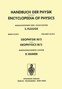 Produktbild: Geophysik III / Geophysics III