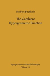 Produktbild: The Confluent Hypergeometric Function