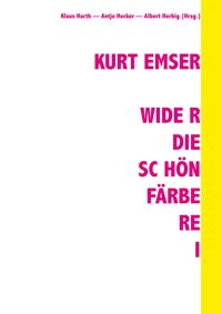 Produktbild: Kurt Emser - Wider die Sch&ouml;nf&auml;rberei