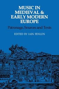 Produktbild: Music in Medieval and Early Modern Europe