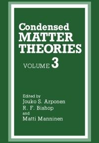 Produktbild: Condensed Matter Theories