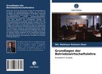 Produktbild: Grundlagen der Betriebswirtschaftslehre