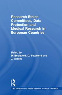Produktbild: Research Ethics Committees, Data Protection and Medical Research in European Countries