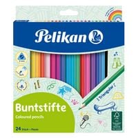 Produktbild: Pelikan Buntstifte dreieckig, 24er Set