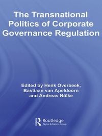 Produktbild: The Transnational Politics of Corporate Governance Regulation