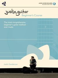 Produktbild: Justinguitar Beginner S Course Acoustic and Electric Guitar Step-By-Step Lessons and Exercises with Online Audio Learn Chords Scales Fingerstyle and Rhythm Techniques for New Players