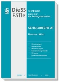 Produktbild: Die 55 wichtigsten F&auml;lle Schuldrecht AT