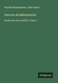 Produktbild: Oeuvres de Malebranche