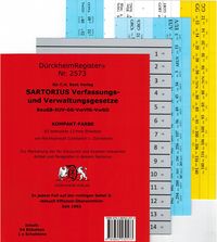Produktbild: D&uuml;rckheimRegister&reg; SARTORIUS KOMPAKT Gesetze und &sect;&sect;