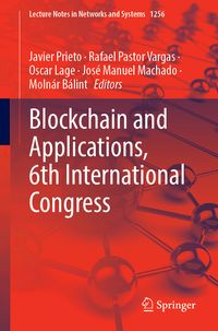 Produktbild: Blockchain and Applications, 6th International Congress