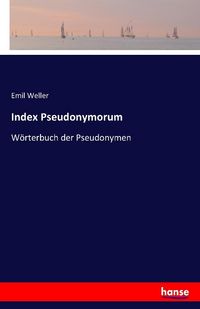 Produktbild: Index Pseudonymorum