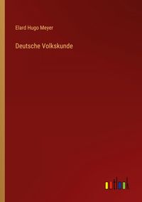 Produktbild: Deutsche Volkskunde