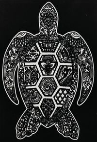 Bild vom Artikel TATARUGA Samtbild Malkarton, A4 Schildkröte vom Autor 