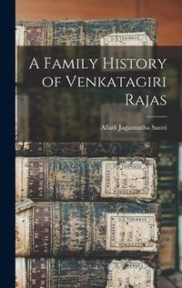 Produktbild: A Family History of Venkatagiri Rajas