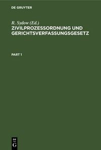 Produktbild: Zivilproze&szlig;ordnung und Gerichtsverfassungsgesetz