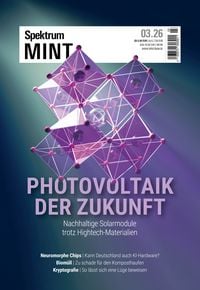 Produktbild: Spektrum MINT 3/2026 - Photovoltaik der Zukunft
