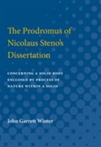 Produktbild: Prodromus Of Nicolaus Stenos D