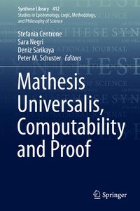 Produktbild: Mathesis Universalis, Computability and Proof