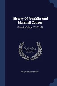 Produktbild: History Of Franklin And Marshall College