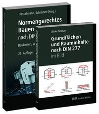 Produktbild: Buchpaket: Normengerechtes Bauen nach DIN 276/DIN 277 & Grundfl&auml;chen und Rauminhalte nach DIN 277 im Bild