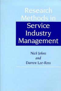 Produktbild: Johns, N: Research Methods in Service Industry Management