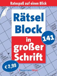 Produktbild: R&auml;tselblock in gro&szlig;er Schrift 141