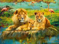 Bild vom Artikel Puzzle Ravensburger Löwen in der Savanne 500 Teile vom Autor 