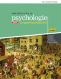 Produktbild: Introduction &agrave; la psychologie, les grandes perspectives