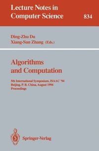 Produktbild: Algorithms and Computation