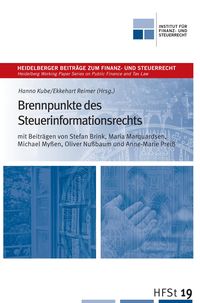 Produktbild: Brennpunkte des Steuerinformationsrechts