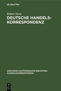 Produktbild: Deutsche Handelskorrespondenz