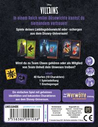 Zygomatic - Disney Villains Versammlung des Bösen, Ein Werwölfe von Düsterwald Spiel