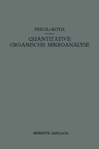 Produktbild: Quantitative Organische Mikroanalyse