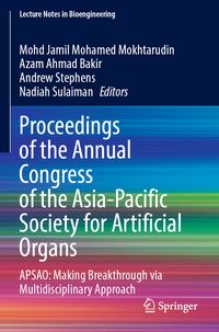 Produktbild: Proceedings of the Annual Congress of the Asia-Pacific Society for Artificial Organs