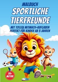 Produktbild: Malbuch Sportliche Tierfreunde