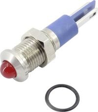 Produktbild: TRU COMPONENTS 1605961 LED-Signalleuchte Rot 24V DC/AC 60 mcd