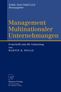 Produktbild: Management Multinationaler Unternehmungen