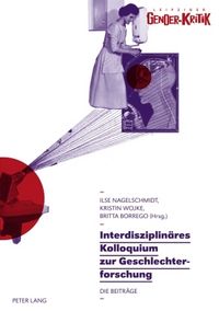 Produktbild: Interdisziplin&auml;res Kolloquium zur Geschlechterforschung