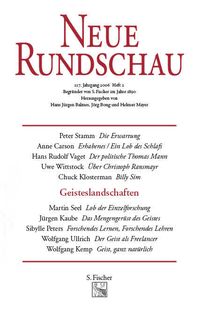 Produktbild: Neue Rundschau 2006/2