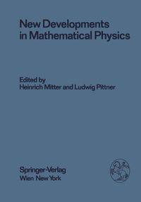 Produktbild: New Developments in Mathematical Physics