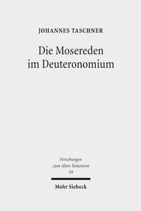 Produktbild: Die Mosereden im Deuteronomium