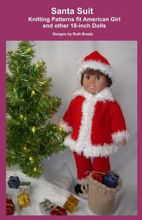 Produktbild: Santa Suit, Knitting Patterns fit American Girl and other 18-Inch Dolls
