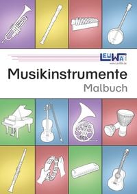 Produktbild: Musikinstrumente Malbuch