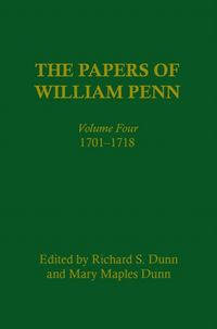 Produktbild: The Papers of William Penn, Volume 4