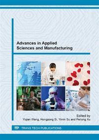 Produktbild: Advances in Applied Sciences and Manufacturing