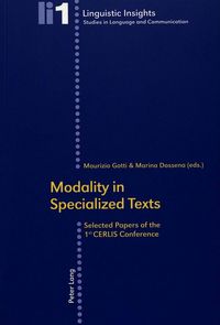Produktbild: Modality in Specialized Texts