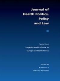 Produktbild: Wilsford, D: Legacies and Latitude in European Health Policy